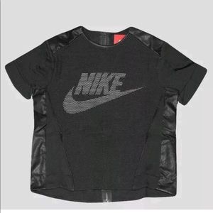 SOLD! NIKE Women's BACK ZIP BLACK GRAPHIC SHIRT